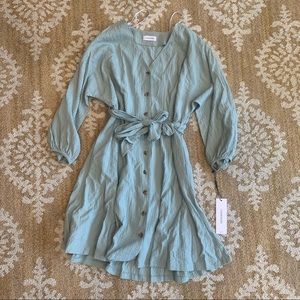 Women’s Calvin Klein Sage Green Textured Dress